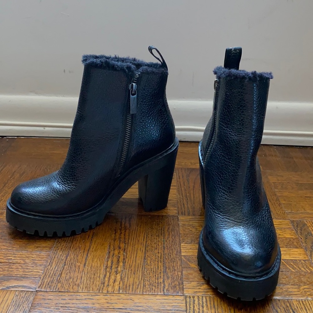 Dr. Martens Magdalena Heeled Boots Black Size 5